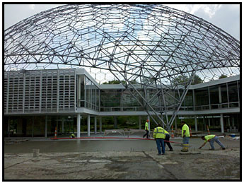 Concrete Sidewalk Installation by TC Construction